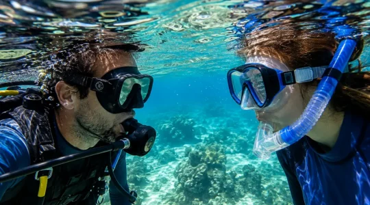 Masque de plongée ou masque de snorkeling : quelles différences